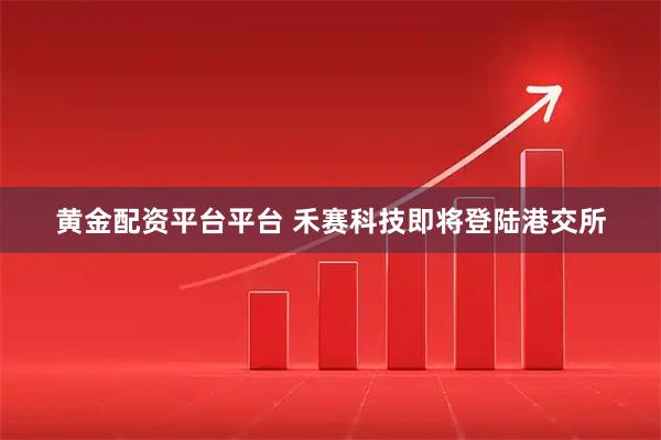 黄金配资平台平台 禾赛科技即将登陆港交所